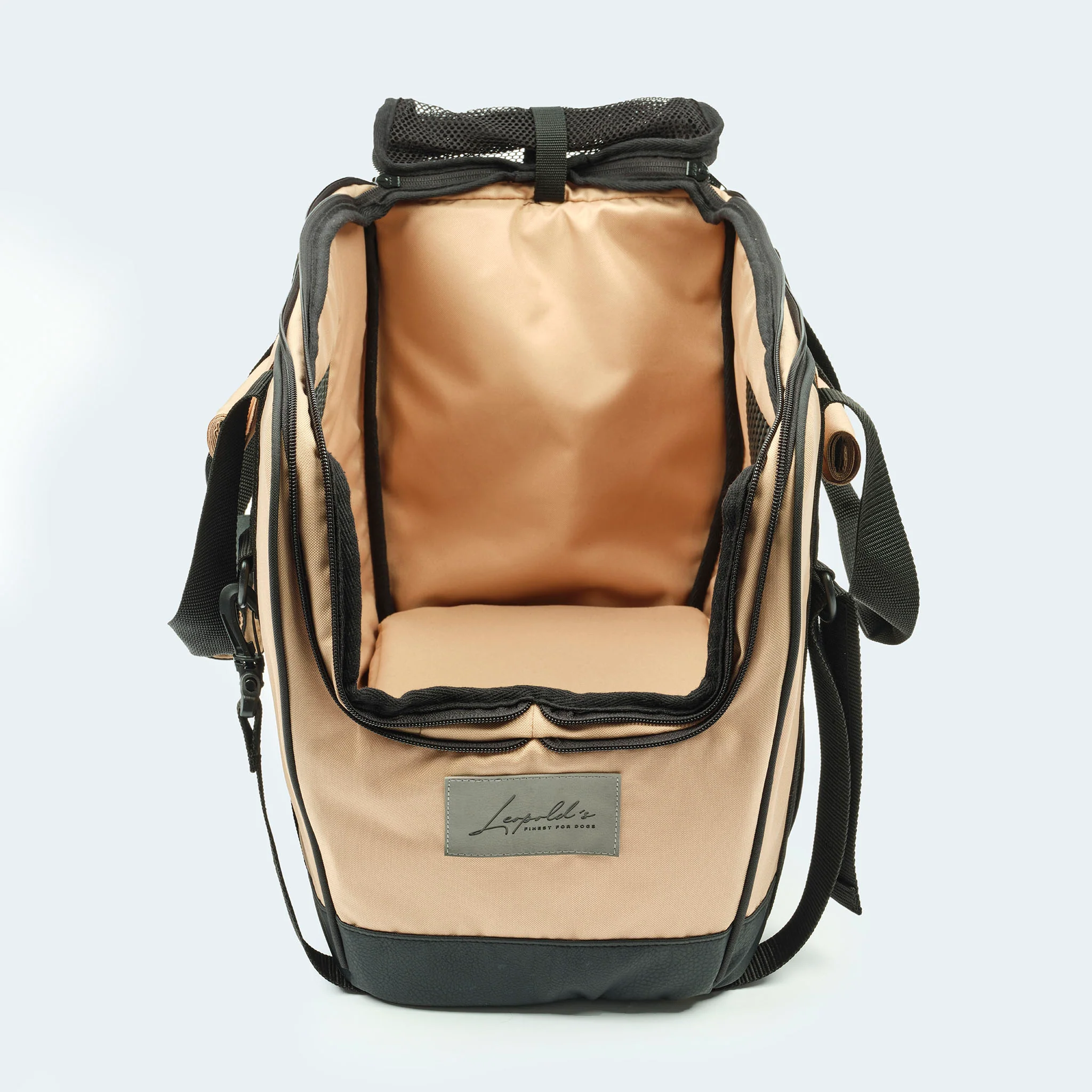 Fahrradtasche für Hunde beige - Image 12