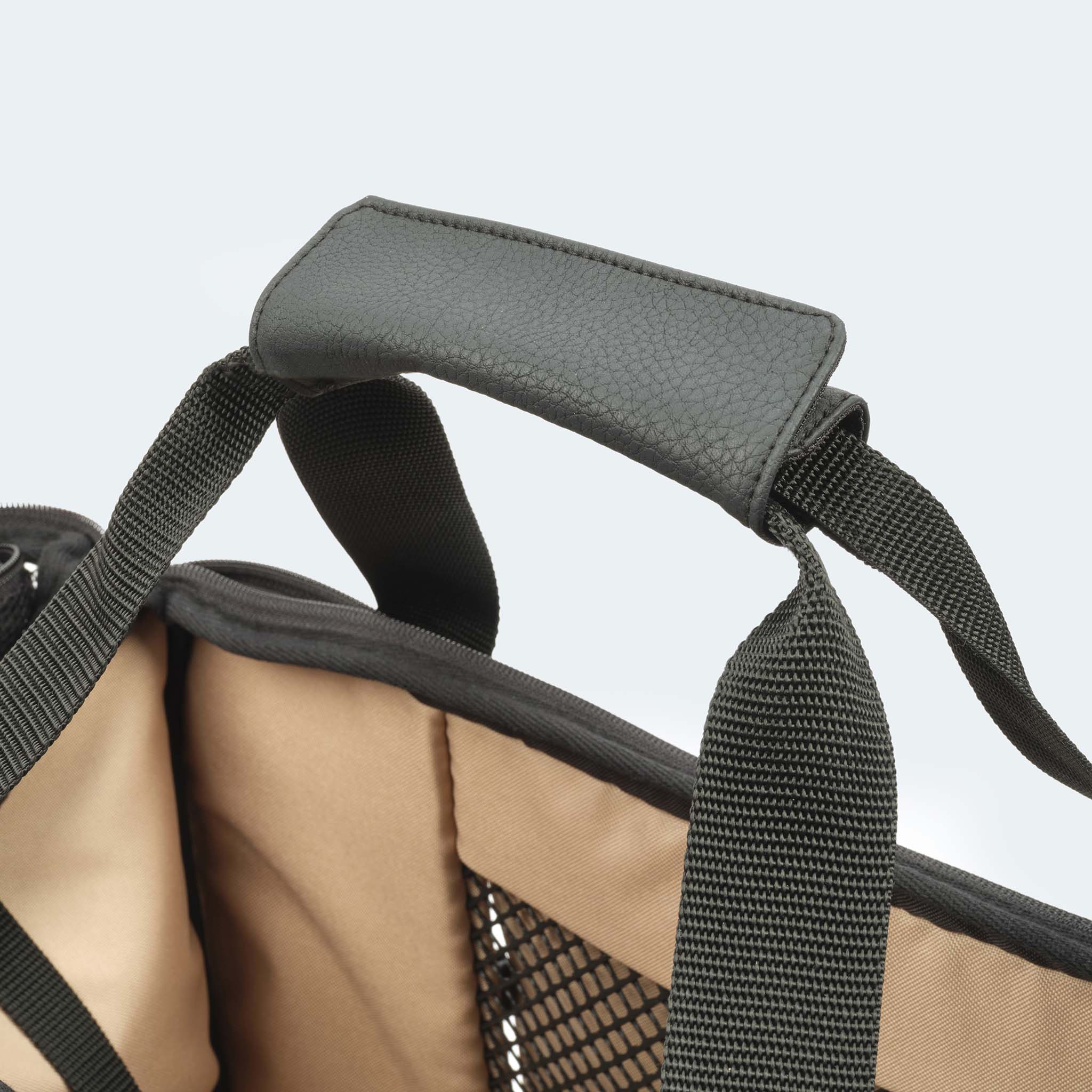 Fahrradtasche für Hunde beige - Image 9