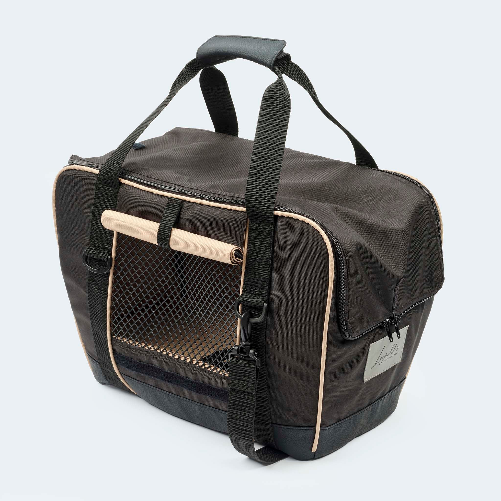 Fahrradtasche für Hunde schwarz - Image 6