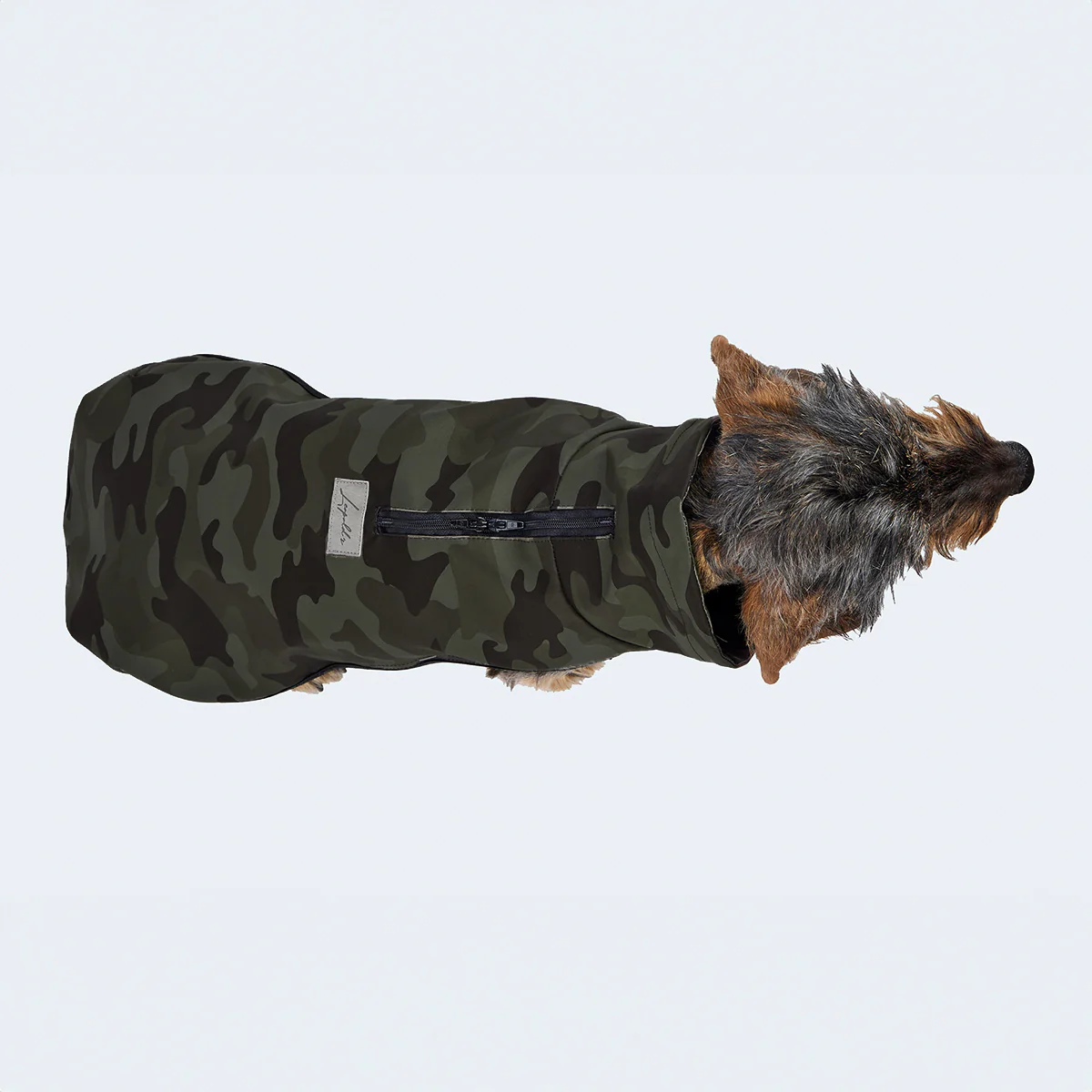 Hundemantel Windbreaker Camouflage dunkelgrün - Image 5
